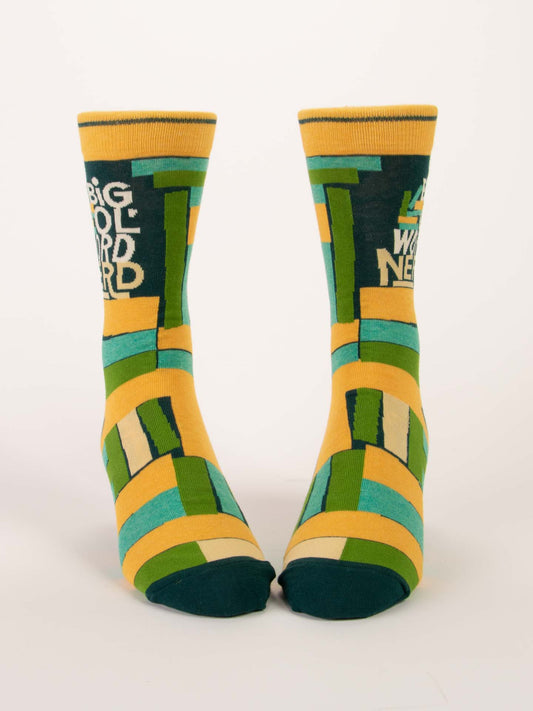 Big Ol' Word Nerd M-Crew Socks