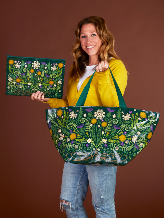 Wild Bloom Jumbo Pouch