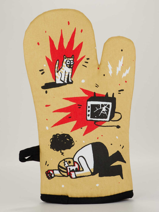 It's A Great Day To Yell At Football Oven Mitt